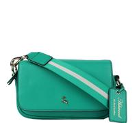 Ashwood 'Eleganza Milano' Real Leather Flapover Crossbody Bag: 64295 - One Size - Gumdrop Green - Leather