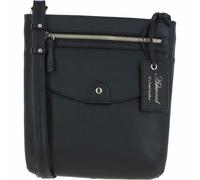 Ashwood 'Five CB' Real Leather Cross Body Bag: CB-5 - One Size - Black - Leather