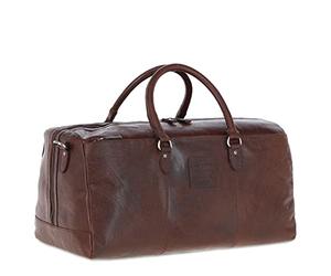 Ashwood Genuine Premium Leather Large Vintage Holdall Duffle Bag with Multiple Organiser Compartments, F-87 (Brandy)