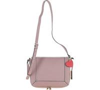 Ashwood Ladies Flap Over Leather Shoulder Bag - One Size - Wood Rose - Leather