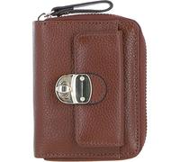 'Sorellia' Real Leather Purse Ashwood Leather Tan One Size