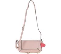 Ashwood Ladies Small Flap Over Leather Shoulder Bag - One Size - Peach Whip - Leather