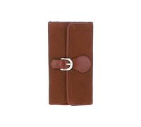 Ashwood Leather 10 Card Suede Leather Purse In Tan Tan One Size