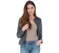 Ashwood Leather 'aliona' Real Leather Fashion Jacket Women Coat In Grey Grey 22