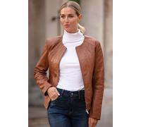 Ashwood Leather 'aliona' Real Leather Fashion Jacket Women Coat In Tan Tan
