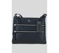 Ashwood Leather 'ayr' Real Leather Crossbody Bag In Black Black One Size