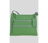Ashwood Leather 'ayr' Real Leather Crossbody Bag In Green Green