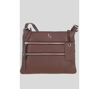 Ashwood Leather 'ayr' Real Leather Crossbody Bag In Light Brown Light Brown One Size