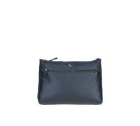 Ashwood Leather 'balmoral' Real Leather Shoulder Bag In Navy Navy One Size