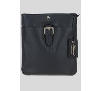 Ashwood Leather 'bella' Real Leather Crossbody Bag In Black Black