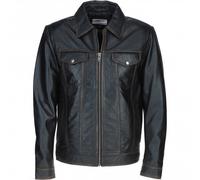 Ashwood Leather Bomber Jacket: 1896 | Becks - XL - Leather - Black Ruboff
