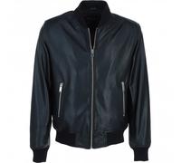 Ashwood Leather Bomber Jacket: Infinity Bomber - 2XL - Leather - Black