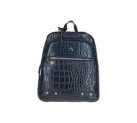Ashwood Leather 'camilla' Real Leather Backpack In Navy Navy