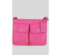 Ashwood Leather 'cardiff' Real Leather Crossbody Bag In Pink Pink One Size