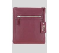 Ashwood Leather 'cienna' Real Leather Crossbody Bag In Burgundy Burgundy One Size
