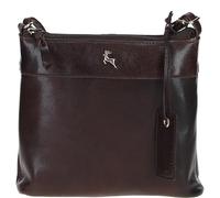 Ashwood Leather Crossbody Bag for Women - Genuine Leather Shoulder Bag with Adjustable Strap, Golden Hardware, Zip Pockets & Bag Charm - Stylish Everyday Purse: AVA (Brown)