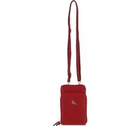 Ashwood Leather Crossbody Smart Phone Bag for Women - Genuine Leather, Lightweight, Slim Design with Adjustable Strap & Organizer Compartments - Fits All Smartphones - Red - PH-2