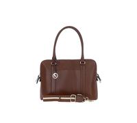 Ashwood Leather 'cuore Di Cuoio' 3 Section Large Leather Handbag In Tan Tan