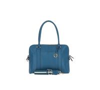 Ashwood Leather 'cuore Di Cuoio' 3 Section Large Leather Handbag In Teal Teal