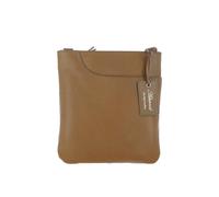 Ashwood Leather Curve Zip Top Leather Cross Body Bag In Olive Olive One Size