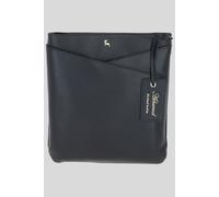 Ashwood Leather 'curvo' Real Leather Crossbody Bag In Black Black One Size
