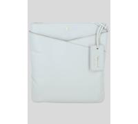Ashwood Leather 'curvo' Real Leather Crossbody Bag In Light Grey Light Grey