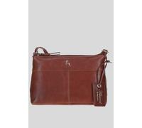 Ashwood Leather 'delilah' Elegant Real Leather Crossbody Bag In Light Brown Light Brown One Size