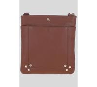 Ashwood Leather 'doriana' Real Leather Crossbody Bag In Light Brown Light Brown One Size