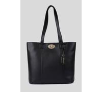 Ashwood Leather 'elegante Firenze' Real Leather Tote Bag In Black Black