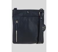 Ashwood Leather Exquisite Genuine Leather Crossbody Flat Bag In Black Black