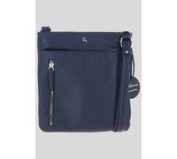 Ashwood Leather Exquisite Genuine Leather Crossbody Flat Bag In Dark Blue Dark Blue One Size