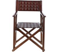 Ashwood Leather Exquisite Real Leather Director Chair Chestnut