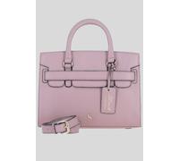 Ashwood Leather 'fiorella' Real Leather Handbag With Detachable Crossbody Strap In Rose Rose One Size
