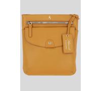 Ashwood Leather 'five Cb' Real Leather Cross Body Bag In Mustard Mustard One Size