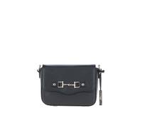 Ashwood Leather Flap Over Real Leather Crossbody Bag In Black Black