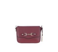 Ashwood Leather Flap Over Real Leather Crossbody Bag In Wine Wine