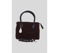 Ashwood Leather Genuine Leather And Suede Handbag With Detachable Crossbody Strap In Brown Brown