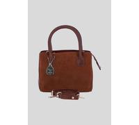 Ashwood Leather Genuine Leather And Suede Handbag With Detachable Crossbody Strap In Tan Tan