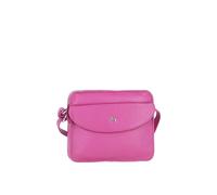 Ashwood Leather 'glasgow' Real Leather Crossbody Bag In Raspberry Raspberry
