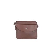 Ashwood Leather 'glasgow' Real Leather Crossbody Bag In Tan Tan One Size