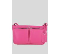 Ashwood Leather 'iverness' Real Leather Crossbody Bag In Pink Pink