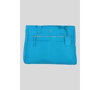 Ashwood Leather 'london' Real Leather Shoulder Bag In Bright Blue Bright Blue