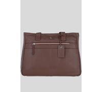 Ashwood Leather 'london' Real Leather Shoulder Bag In Light Brown Light Brown One Size