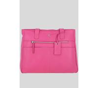 Ashwood Leather 'london' Real Leather Shoulder Bag In Pink Pink One Size