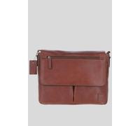Ashwood Leather Men's 'Blake' Real Leather Messenger Bag in Light Brown Ashwood Leather Light Brown