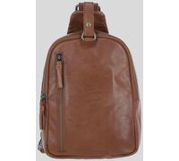 Ashwood Leather Men's 'Carlo' Real Leather Sling Bag in Tan Ashwood Leather Tan One Size