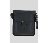 Ashwood Leather Men's Classic Leather Side Bag in Black Ashwood Leather Black