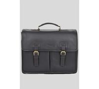 Ashwood Leather Men's 'Gareth' Triple Gusset Heavy Duty Real Leather Briefcase in Brown Ashwood Leather Brown