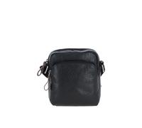 Ashwood Leather Men's 'Valerio' Real Leather Vintage Small Flight Shoulder Bag in Black Ashwood Leather Black