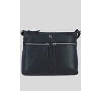 Ashwood Leather 'mourne' Sleek Real Leather Shoulder Bag In Black Black